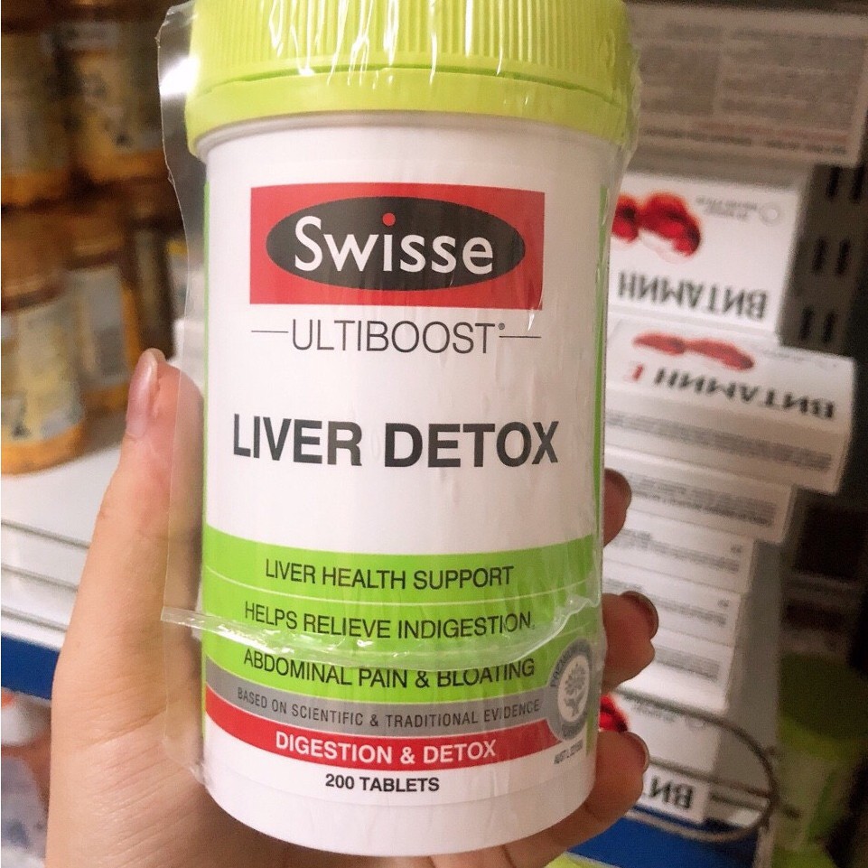 GIẢM GIÁ 50% Viên uống thải độc gan Swisse Liver Detox 200 viên GIẢM GIÁ 50%