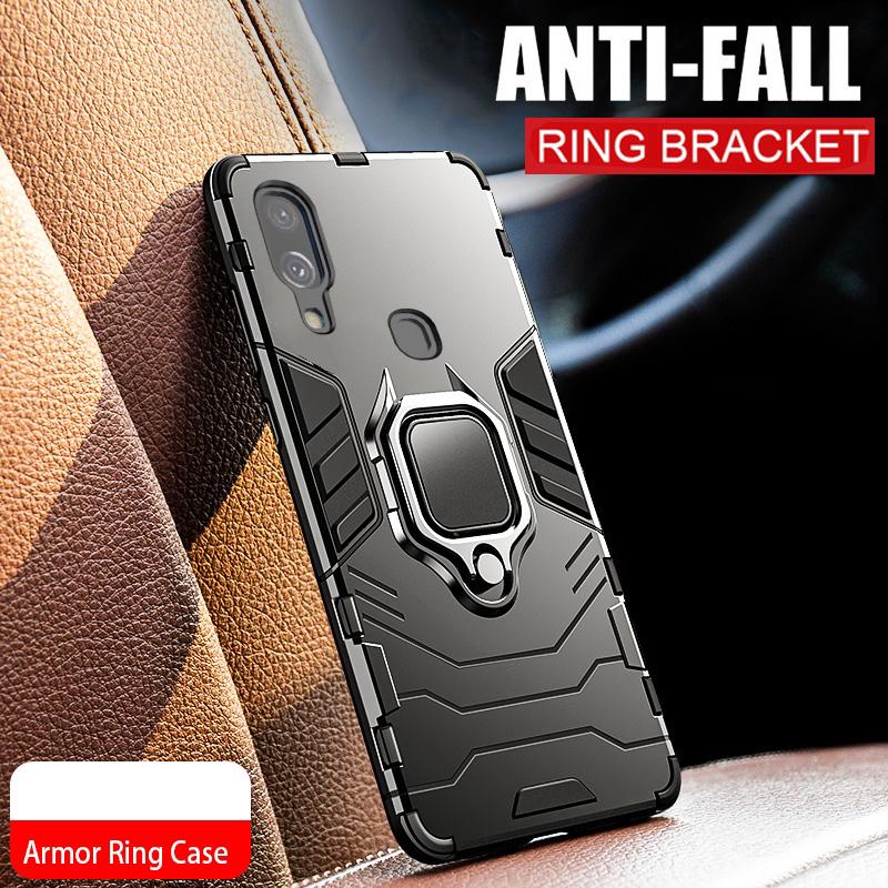 Ốp điện thoại cứng kèm nhẫn nam châm cho Huawei Y MAX Y9 Y6 Y7 Pro Y6 Y7 Prime Y5 2019 Y9 2019 Y7 GR5 2017