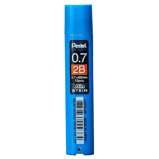 BỘ 2 TUÝP RUỘT CHÌ KIM 2B PENTEL 0.5 / 0.7 MM (12 NGÒI/TUÝP) HOẶC 1 TUÝP 0.9 MM (36 NGÒI/TUÝP), 0.3 MM (15 NGÒI/TUÝP)