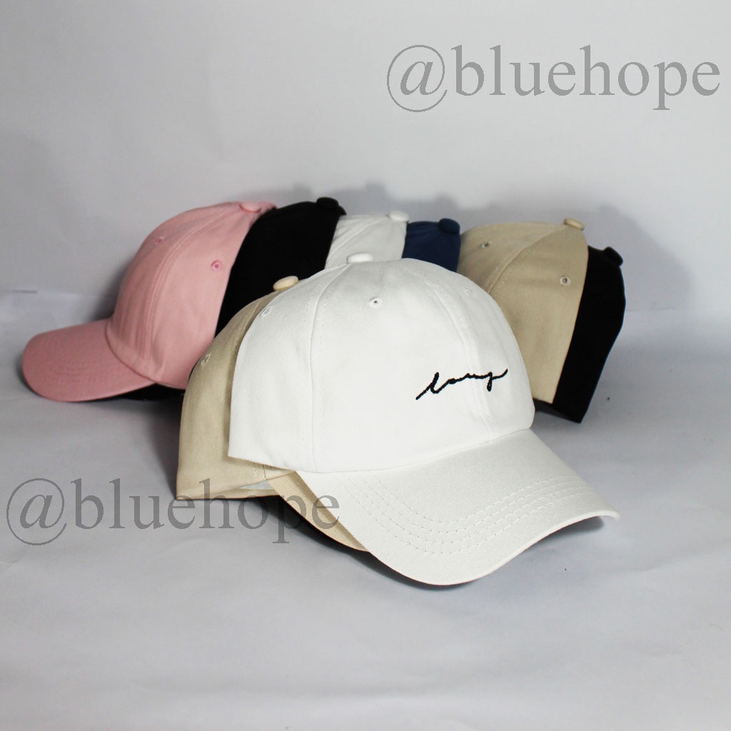 [Mã FAMARAL1 giảm 10K đơn 50K]Mũ lưỡi chai nam nữ nón chữ kí Thêu Bluehope giá rẻ nhiều màu mẫu mới MN21