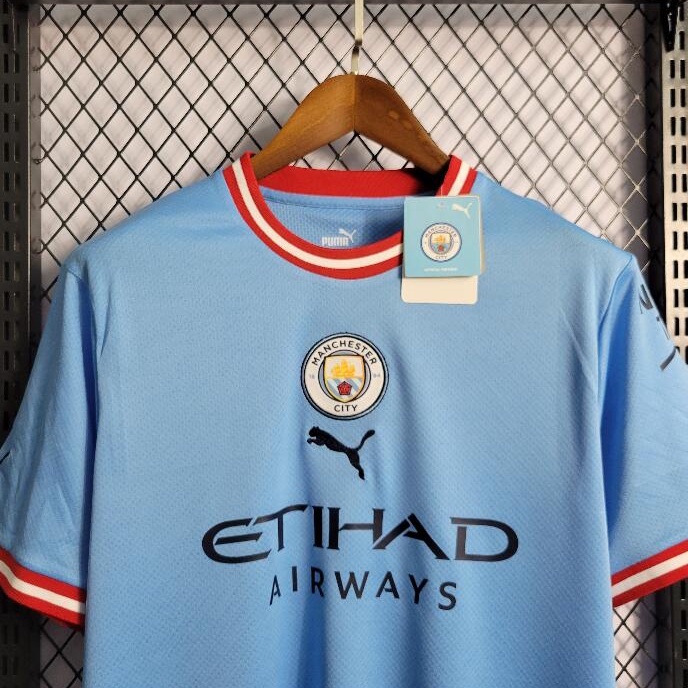 Áo thun số 7 Sterling/ 9 Haaland/ 17 De Bruyne /47 Foden League Manchester City cho người hâm mộ