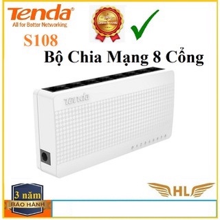 Bộ Chia Mạng 8 cổng tenda S108-Hàng Chĩnh Hãng