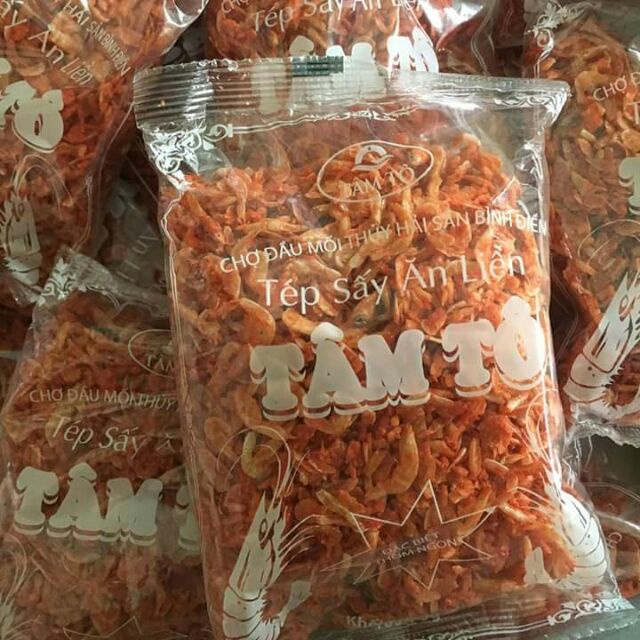 Gói tép sấy Khô 100gr làm bánh tráng nướng- bắp xào