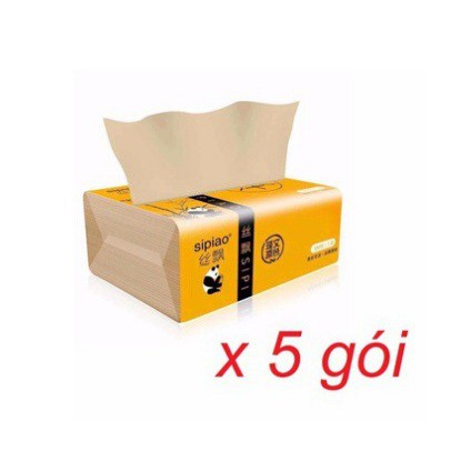 Combo 5 gói giấy ăn Sipiao chính hiệu