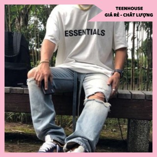 Áo Thun in hình thời trang unisex phong cách oversize FOG ESSENTIALS Tee phông cotton co giãn cặp đôi nam nữ tay lỡ hè