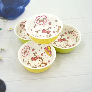 Bộ chén Hello Kitty chất liệu melamine không chất độc hại an toàn cho bé