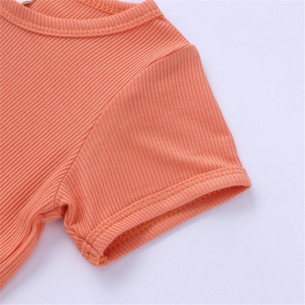 Bộ đồ ngủ thiết kế vải mỏng màu trơn dành cho bé trong mùa hè