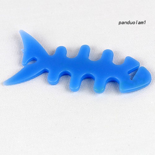 Pandu Dụng Cụ Quấn Dây Cáp Bằng Silicon Hình Xương Cá Tiện Dụng