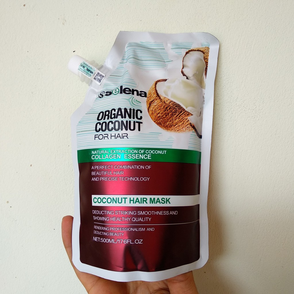 Kem ủ tóc Dừa Selena organic mềm mượt 500ml | BigBuy360 - bigbuy360.vn
