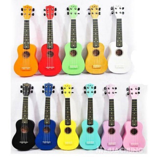 Đàn ukulele soprano màu trơn