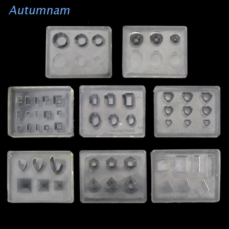 [Hàng mới về] Khuôn silicon làm đá pha lê nổi chạm khắc 3D trang trí móng tay nghệ thuật