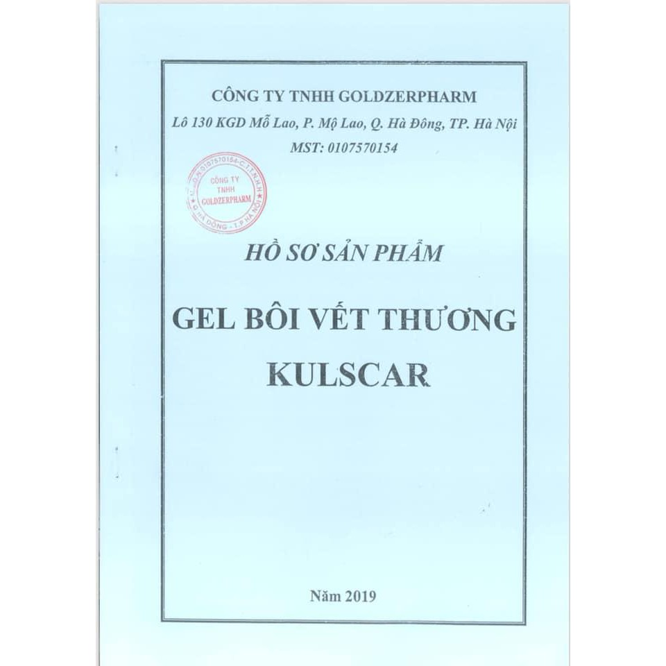 Kulscar Gel - Hỗ Trợ Điều Trị Vết Thương Hở & Hạn Chế Hình Thành Sẹo