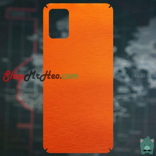 Skin Dán Mặt Sau Lưng Vân Nhôm Samsung Galaxy A11 - A51 - A71 - A90 5G - A70