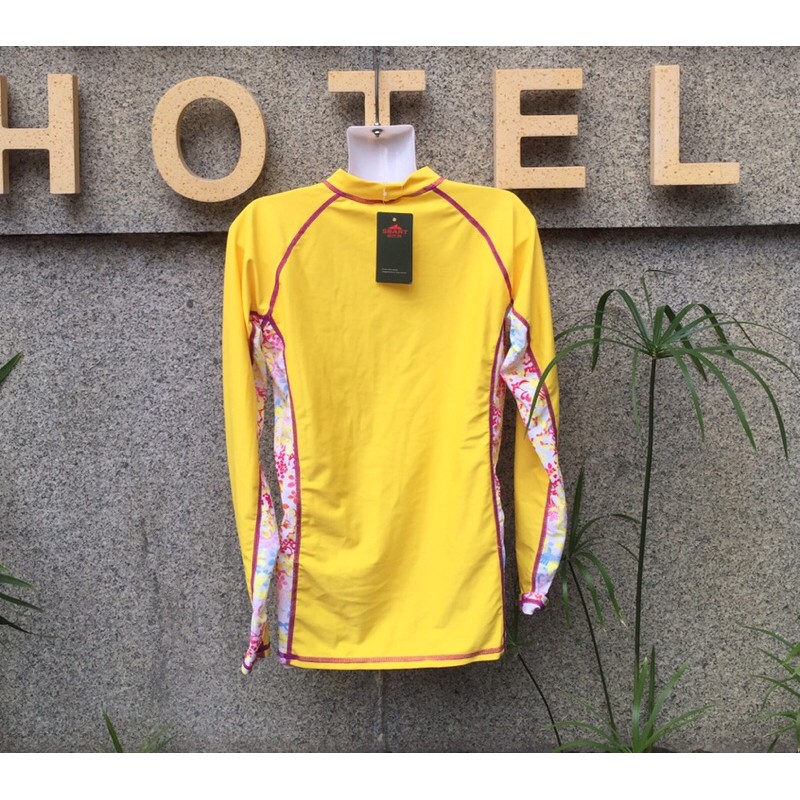 Áo Bơi/ Áo Tập Nữ Tay Dài Thun Co Giãn Cao Cấp  Size XL  - Lucky Girl shop