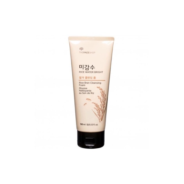 Sữa Rửa Mặt Hạt Gạo Vàng- Rice Water Bright - The Face Shop