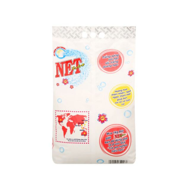 Bột giặt NET Extra hoa thiên nhiên 6kg -Hàng nhập khẩu