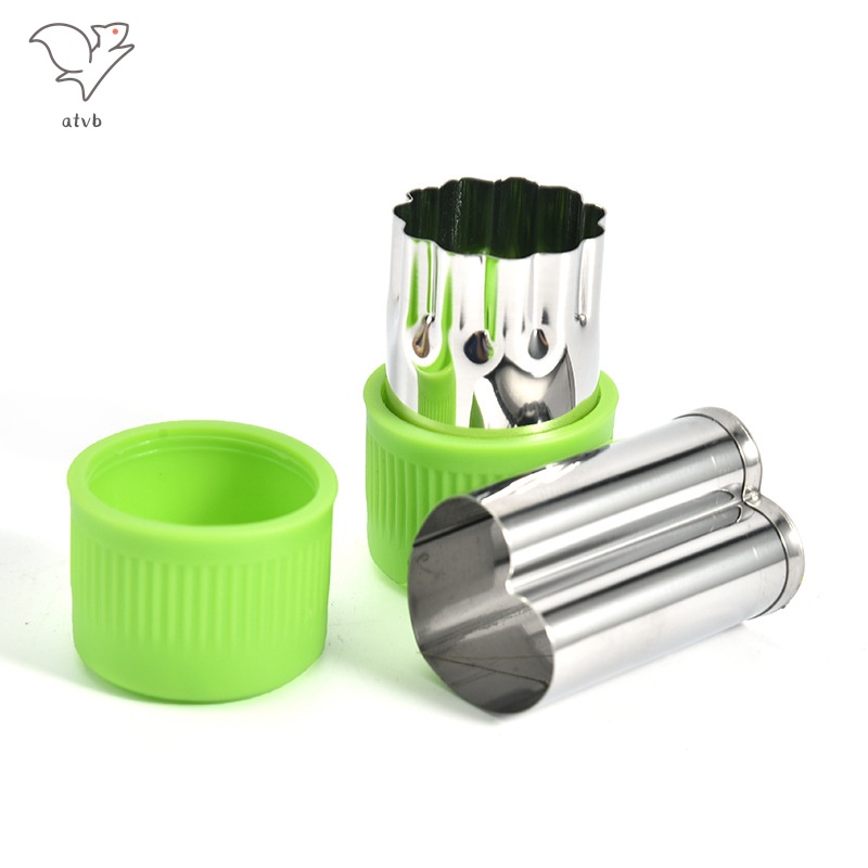 Bộ 12 Khuôn Cắt Rau Củ Quả Làm Bánh Quy/Sushi/Trái Cây 12 Ngăn Hình Bông Hoa/Ngôi Sao