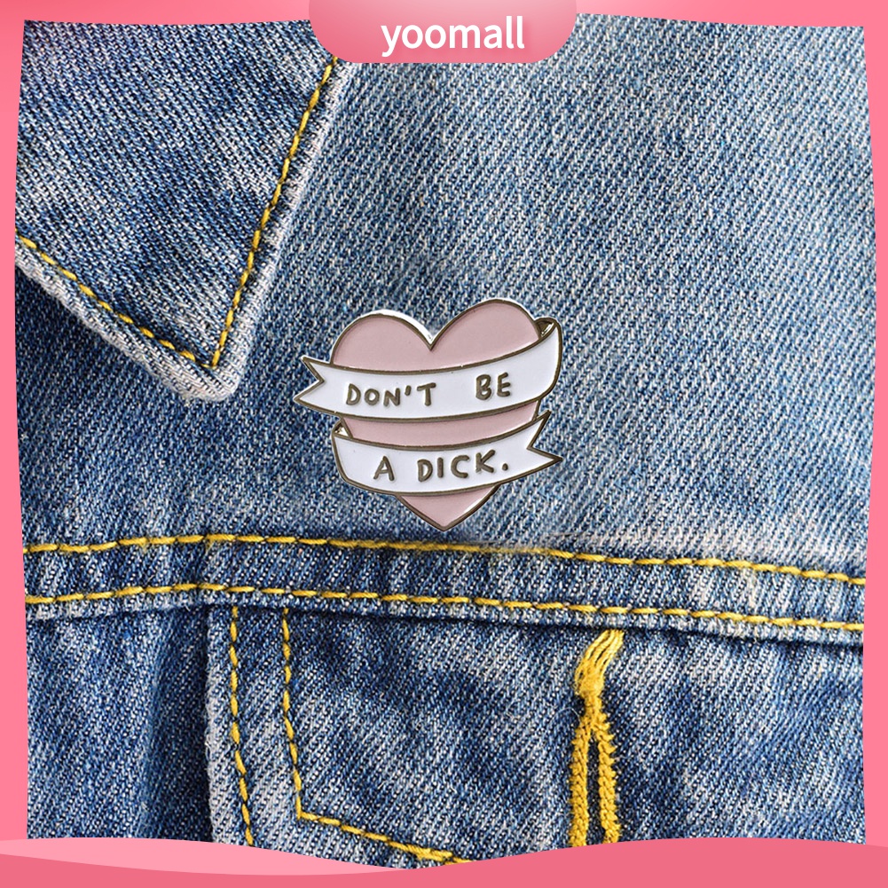 Ghim cài áo hình trái tim xinh xắn dành cho nữ