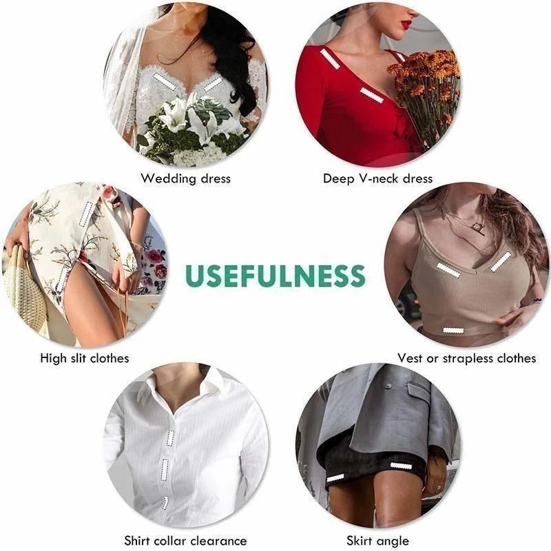 36 băng dính cố định quần áo Miếng dán chống lộ, hở ngực, vai áo unisex YR