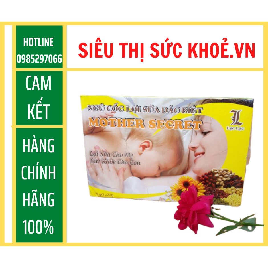 Ngũ Cốc Lợi Sữa Lạc Lạc [CHÍNH HÃNG] Ngũ cốc lợi sữa Lạc Lac hộp 30 gói Ngũ cốc lợi sữa Lạc Lạc cho mẹ sau sinh