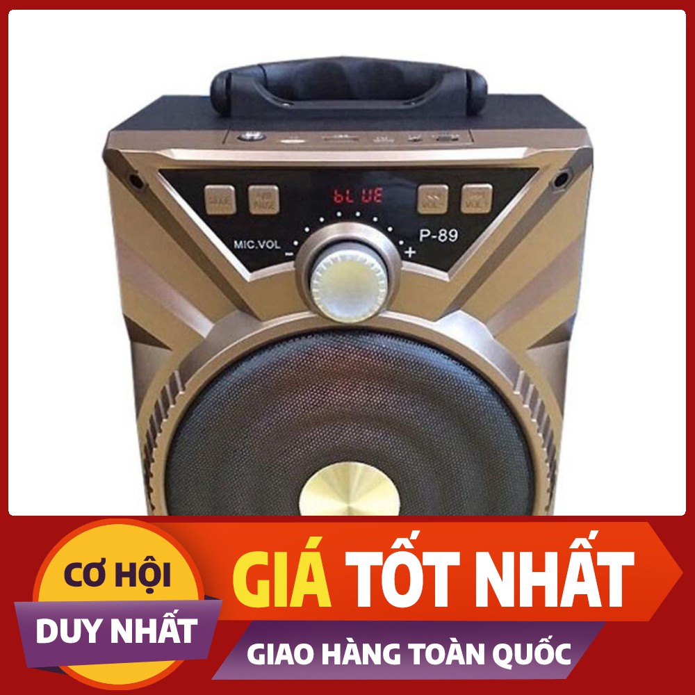 Loa kẹo kéo mini xách tay bluetooth hát karaoke P88 P89 tặng kèm mic