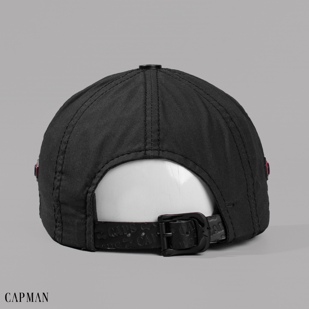 Mũ lưỡi trai CAPMAN chính hãng full box, nón kết nam nhung CM113 màu đen