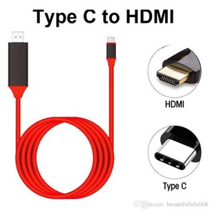 Cáp usb-c type-c to hdtv hdmi cable adapter cable 4k for samsung galaxy s8/s8+