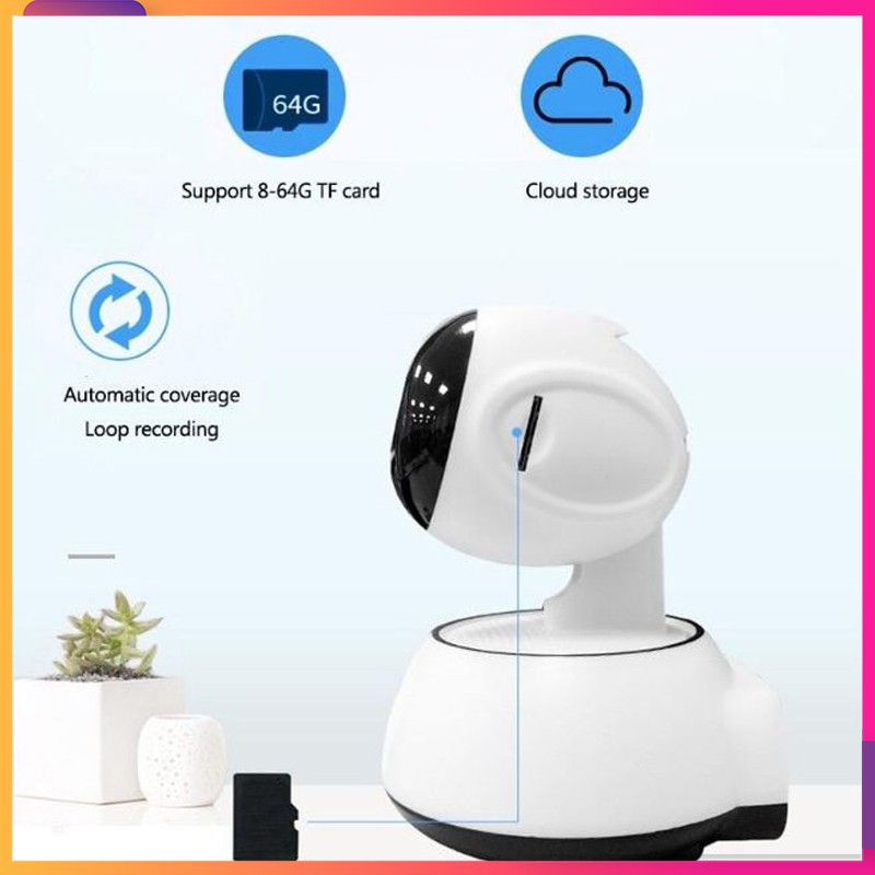 Camera wifi V380 ⭐ Phát hiện chuyển động, đàm thoại hai chiều, xoay 360 độ, camera ip ⭐ Bảo hành 1 năm