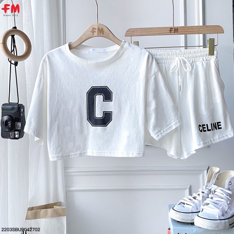 Set thun tầu croptop siêu xinh