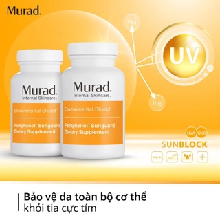 [HSD 09/2023] Viên Uống Chống Nắng Nội Sinh Murad Chiết Xuất Từ Quả Lựu Pomphenol Sunguard Dietary Supplement
