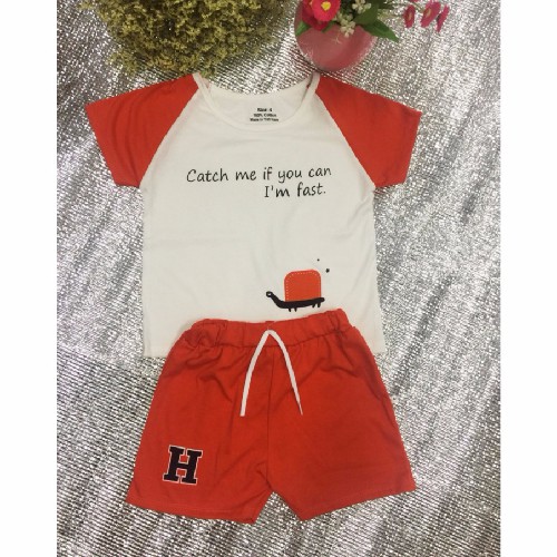 Set đồ bộ hình con rùa cho bé BK4