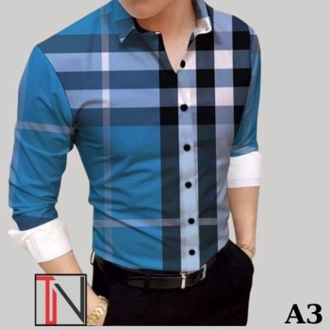 Áo Sơ Mi Nam Sọc Caro 💥 CAO CẤP💥Phong Cách Tân Thời Đại , Chất Lụa Hàn Mềm  Mại, Thoáng Mát Dvin_fashion