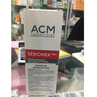 KEM NGỪA MỤN ACM SEBIONEX TRIO CREAM 40ML