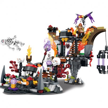 Lắp ráp mô hình lego SD 3351 Chronicles of the Ghostly Tribe Ghost Tribes Bàn Thờ Của Bộ Lạc Tử Thần 349 khối