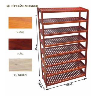 Kệ dép 8 tầng ngang 80cm