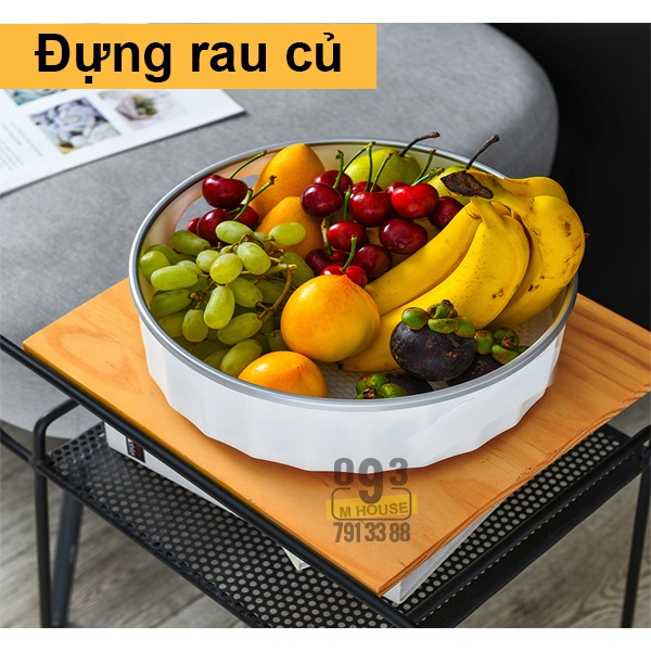Kệ Xoay Đa Năng Xoay 360 Độ, Kệ Đựng Gia Vị Nhà Bếp, Kệ Đựng Đồ Nhà Tắm
