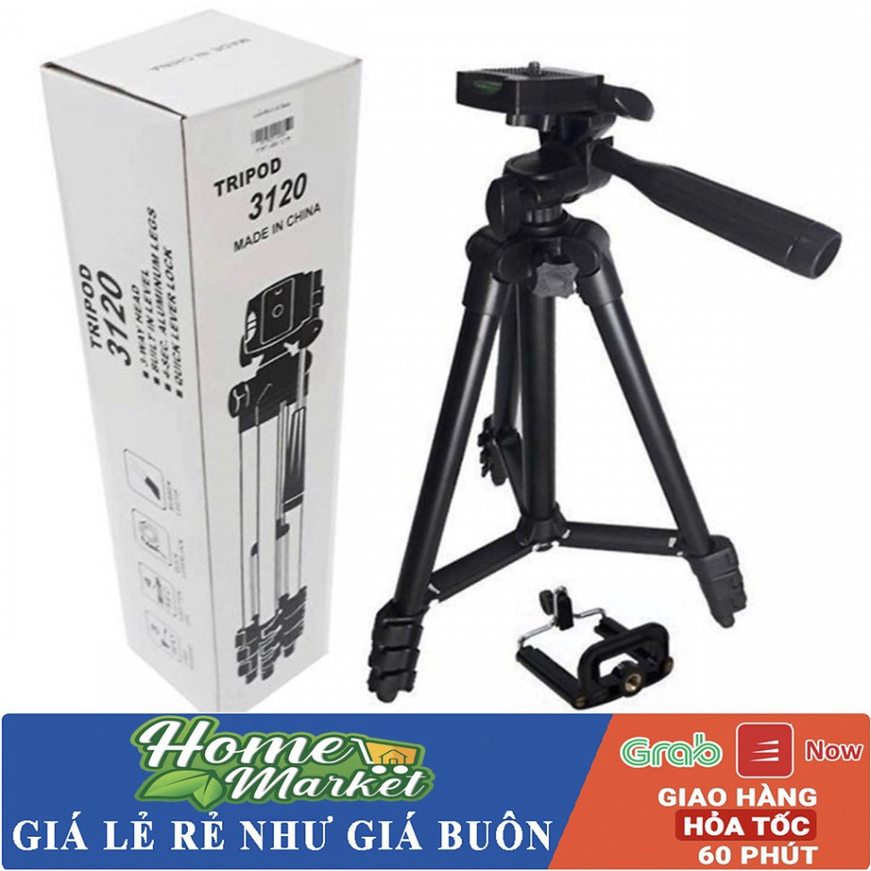 ( Loại Tốt ) Gậy 3 chân chụp hình máy ảnh, điện thoại Tripod TF - 3120