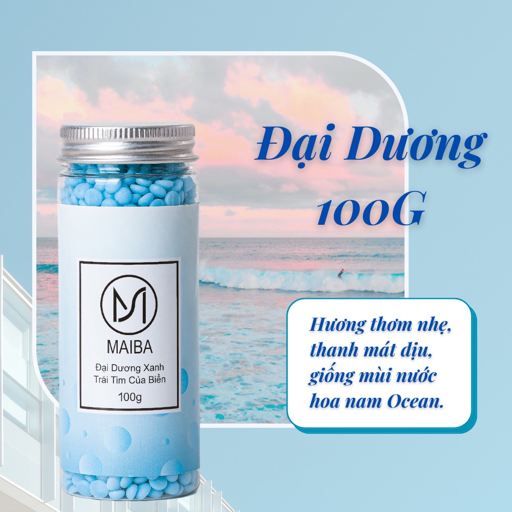 Viên Giặt Xả Thơm Quần Áo MAIBA Lưu Hương Lâu Phai Độc Đáo 100G