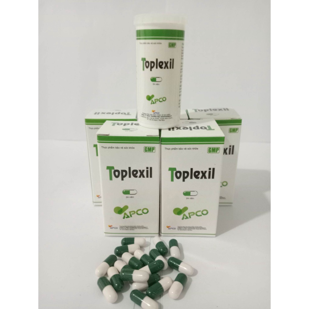 TOPLEXIL APCO - GIẢM HO, LONG ĐỜM LỌ 24 VIÊN