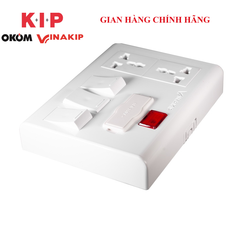 BẢNG ĐIỆN VINAKIP TÍCH HỢP CÔNG TẮC Ổ CẮM ĐÈN BÁO HIỆN ĐẠI series 163