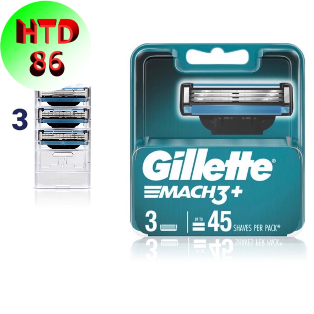 Lưỡi Dao Cạo Gillette Mach 3+ sản phẩm không thế thiếu của nam giới