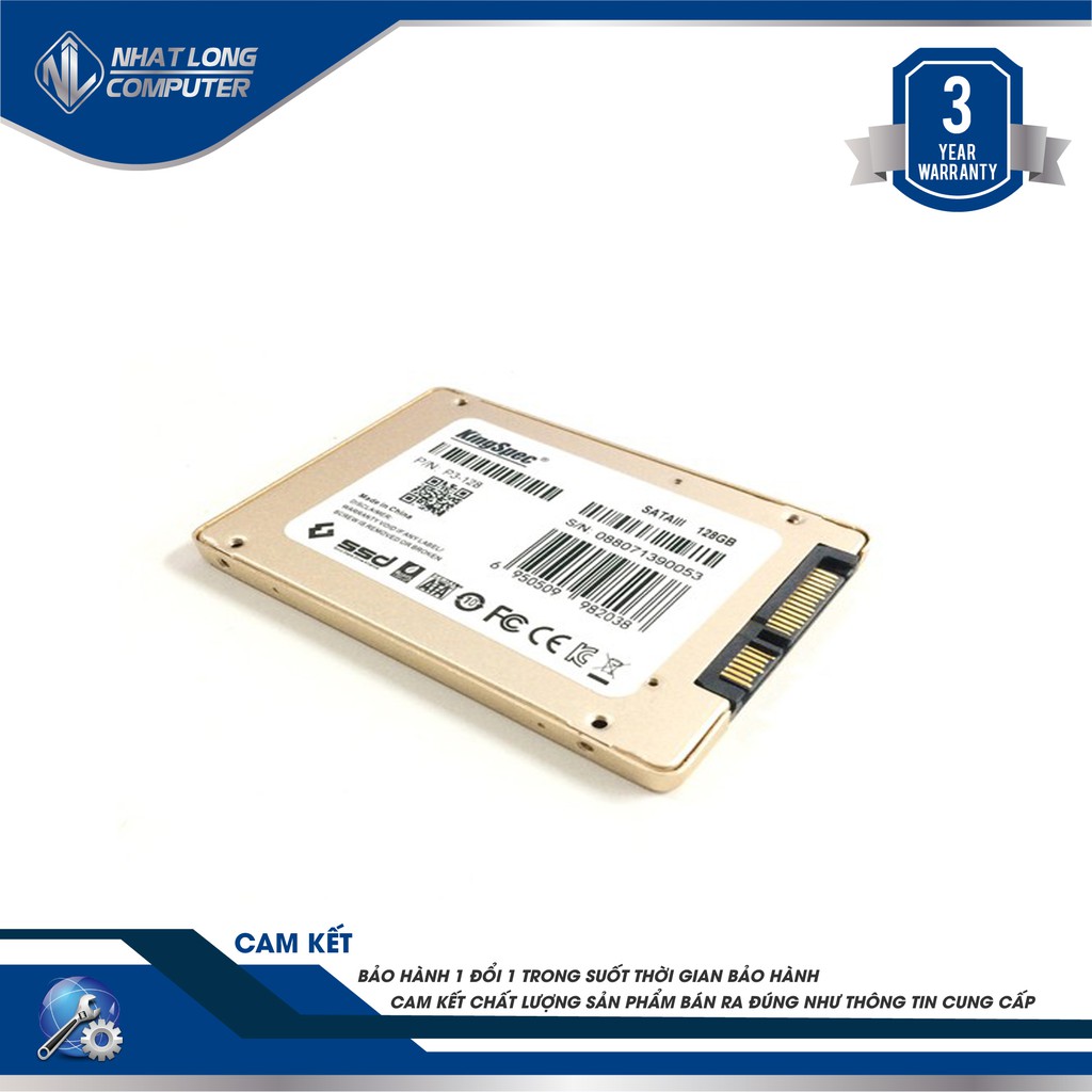 Ổ SSD Kingspec 240Gb/120Gb SATA3 bảo hành 36T