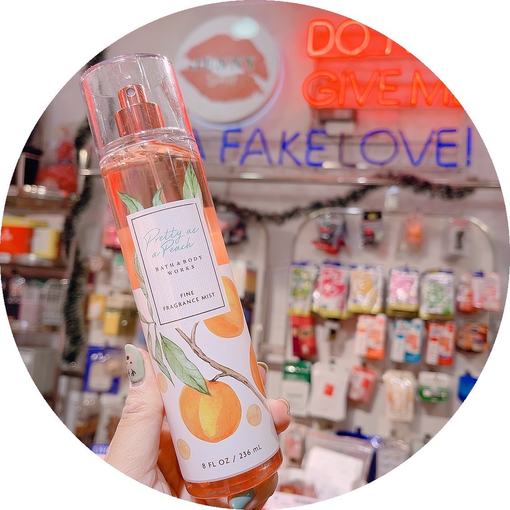 Xịt Thơm Toàn Thân Bath &amp; Body Works Mùi Pretty As A Peach