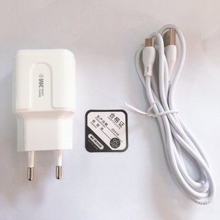 Bộ sạc 2 cổng USB WP-U67 2.4A chân MiCro