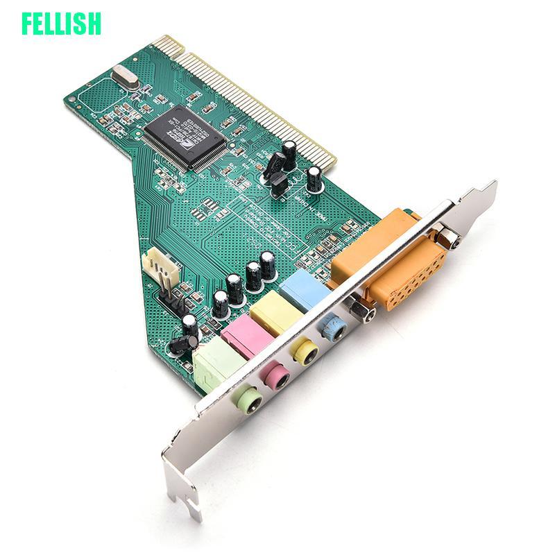Card Âm Thanh 4 Kênh 5.1 3d Pci Cho Pc Windows Xp / 7 / 8 / 10 Hq | BigBuy360 - bigbuy360.vn