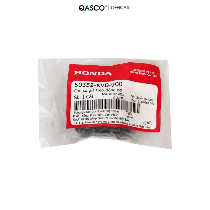 Cao su giá treo động cơ HONDA Air Blade 110 / Click 110  QA(50352KVB900) _( 1069)