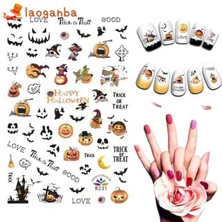 Sticker dán móng 3D hoạ tiết lễ hội Halloween