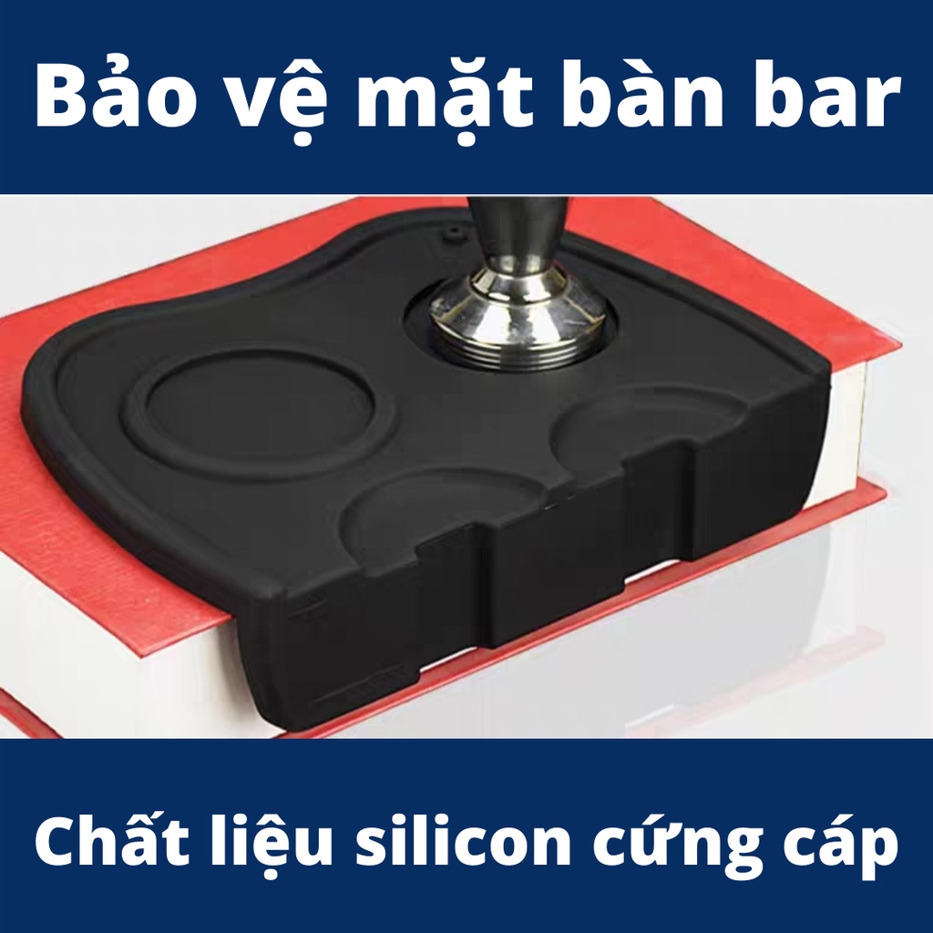 Miếng Lót Temper Bằng silicon Hỗ Trợ Nén Cà phê nguyên chất Espresso pha chế cafe máy arabica