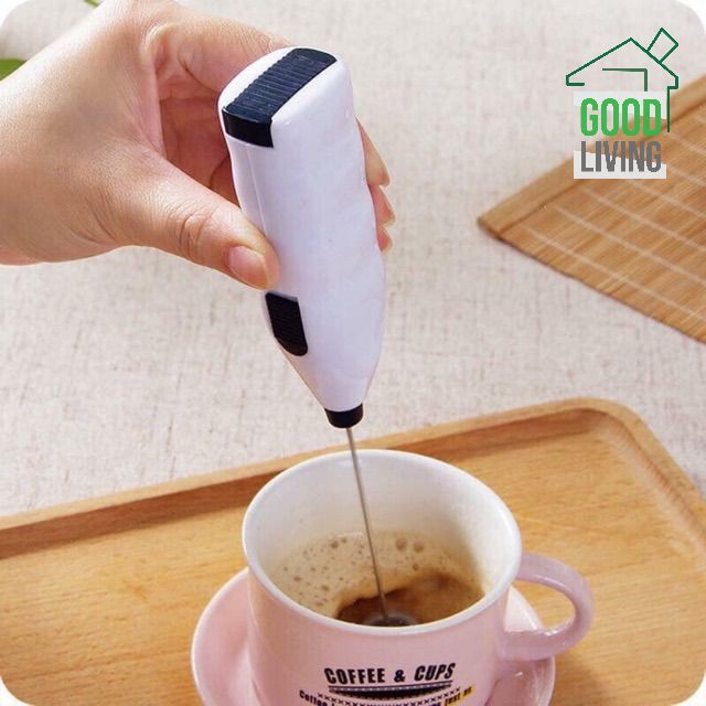 Máy Đánh Trứng,Tạo Bọt Cafe Cầm Tay Mini Sử Dụng Pin Gọn Gàng Tiện Lợi (Pin AA)