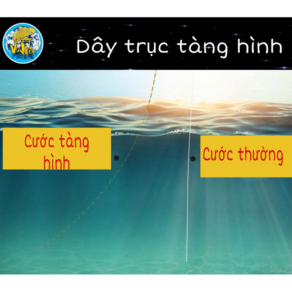 Dây trục Câu Đài tàng hình buộc sẵn Giá Đẹp | Bộ trục đầy đủ các kích cỡ- Vũ Môn Fishing